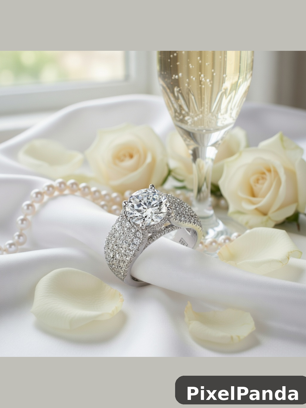Luxury Bridal Flat Lay — Made with PixelPanda
