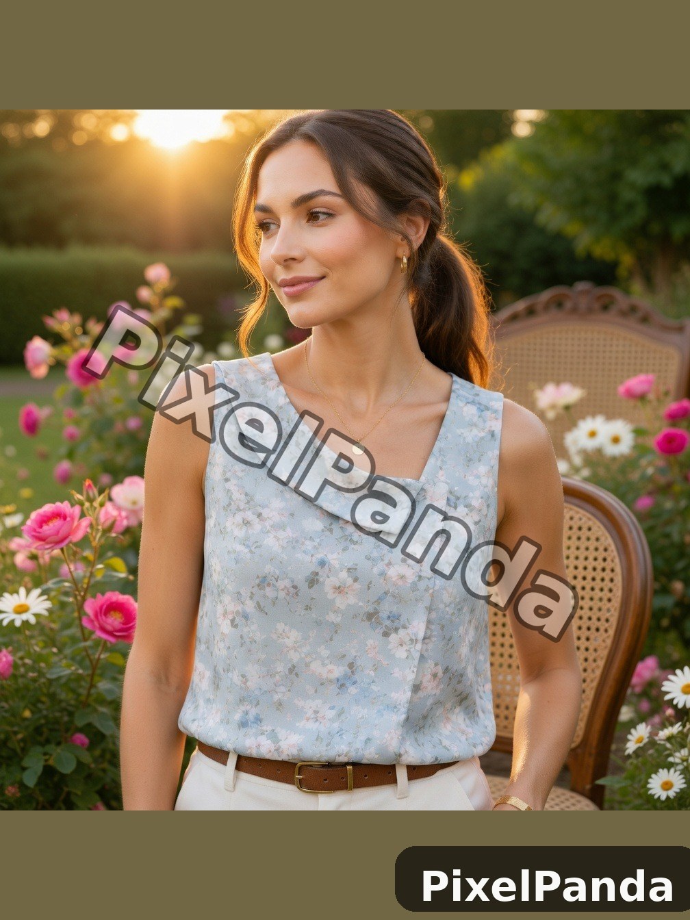 Garden Patio Morning — Made with PixelPanda