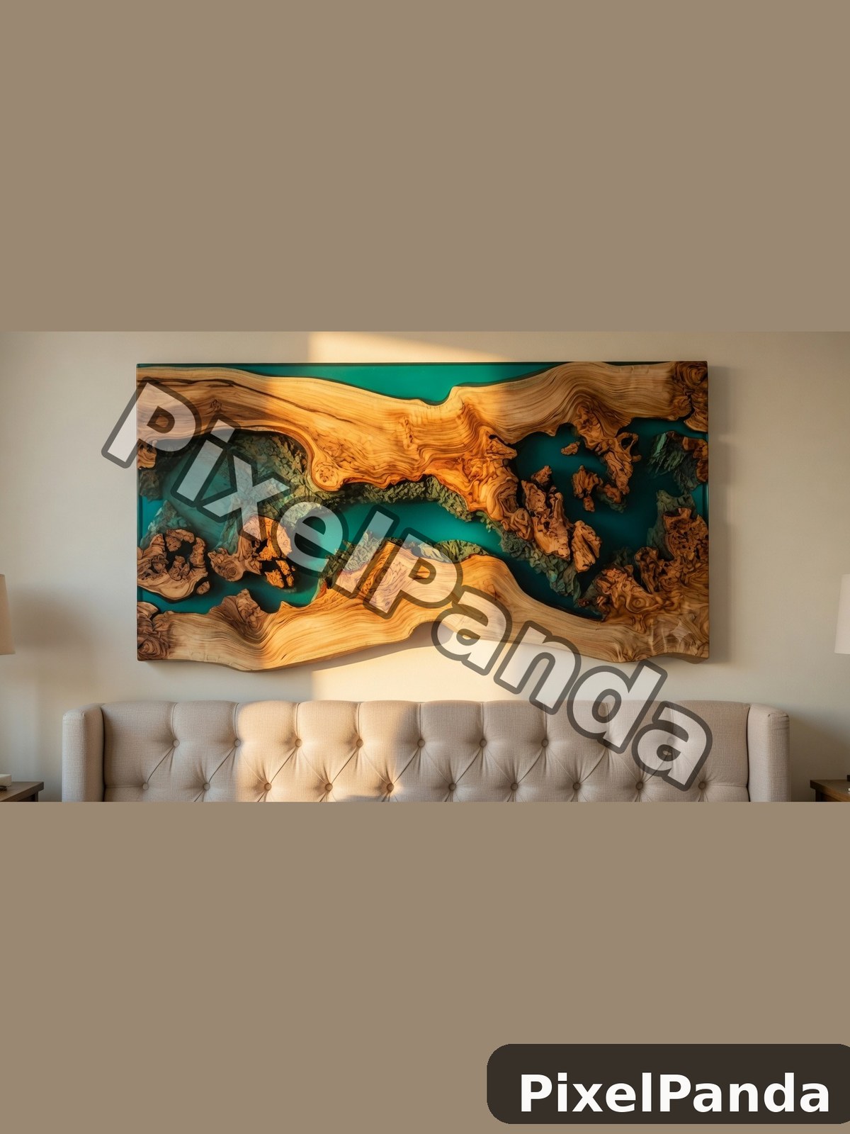 Luxury Master Bedroom Feature — Made with PixelPanda