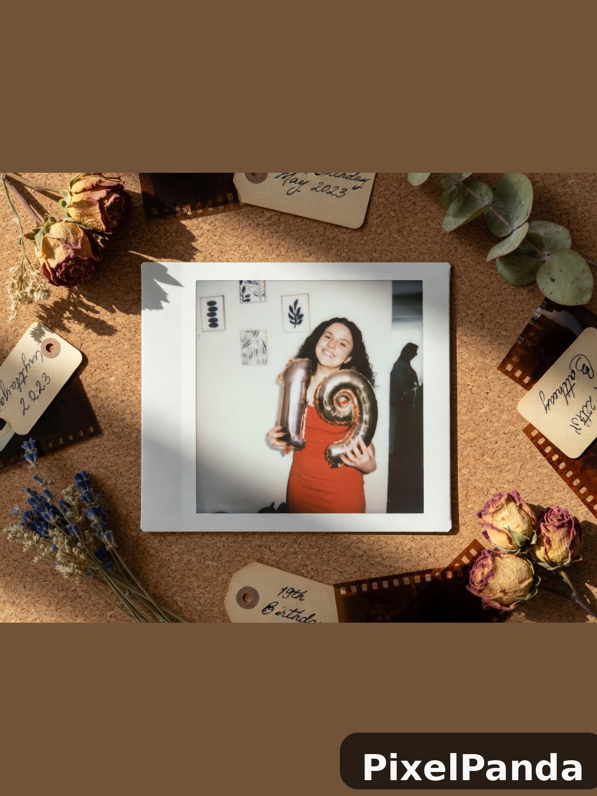 Flat Lay Memory Board — Made with PixelPanda