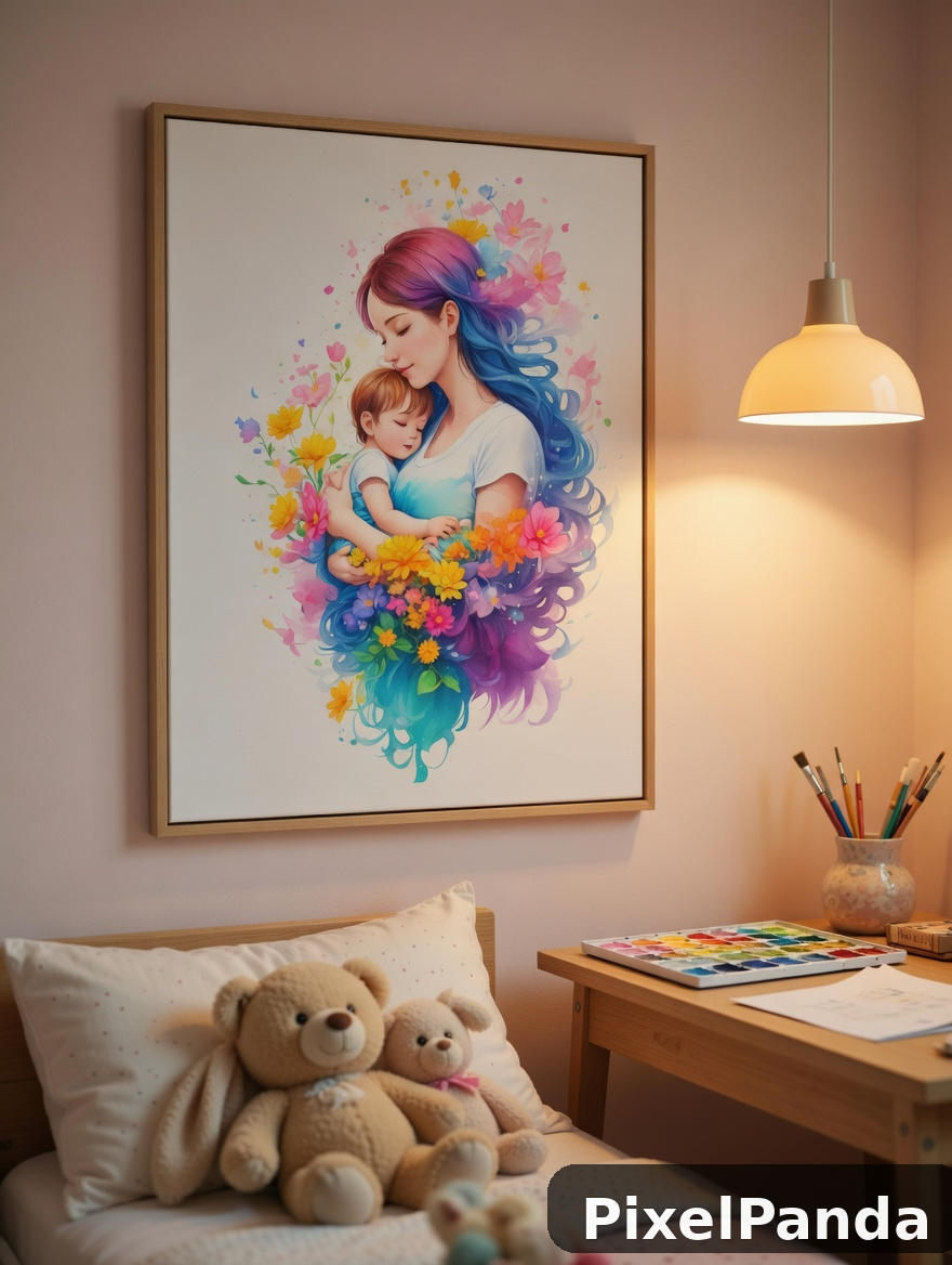 Children's Bedroom — Made with PixelPanda
