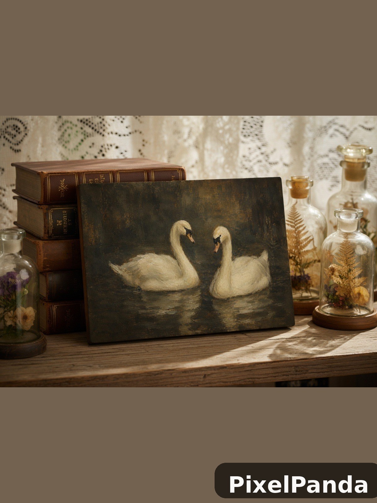 Library Corner — Made with PixelPanda