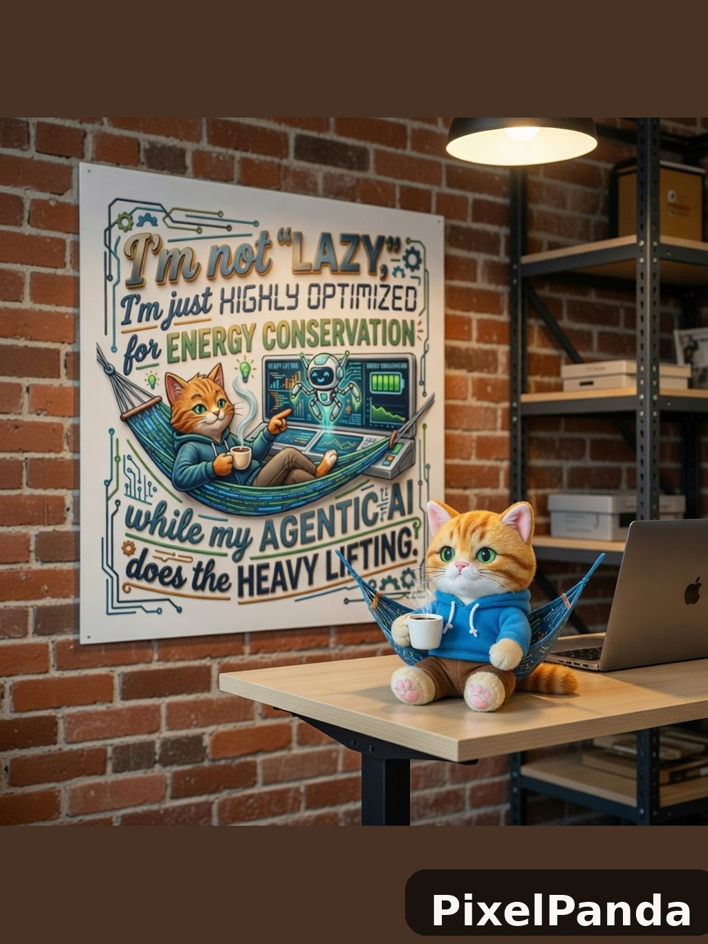 Startup Office Corner — Made with PixelPanda