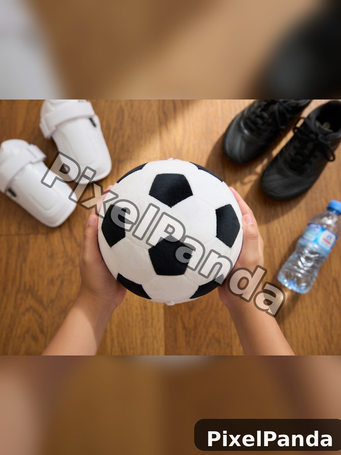 Flat Lay Sports Setup
