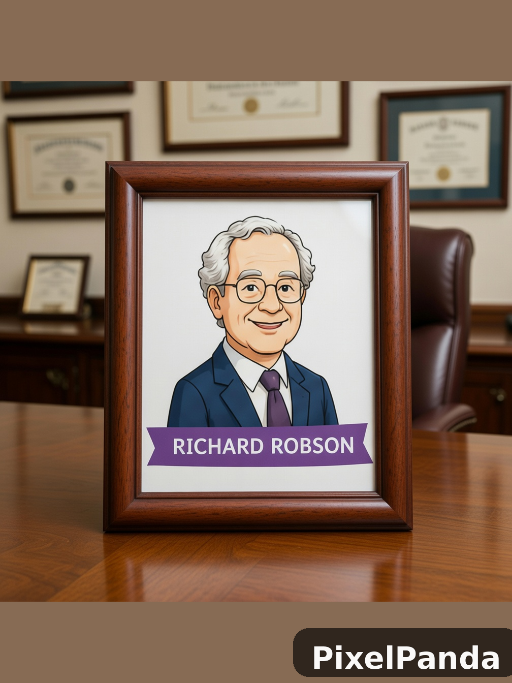 Executive Office Display — Made with PixelPanda
