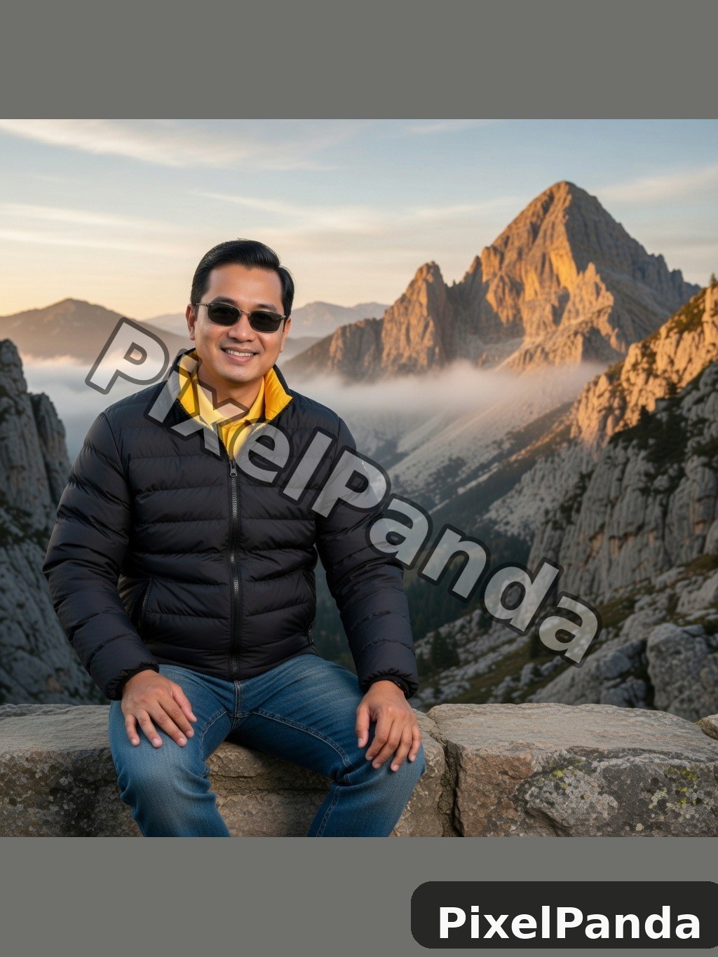Mountain Summit — Made with PixelPanda