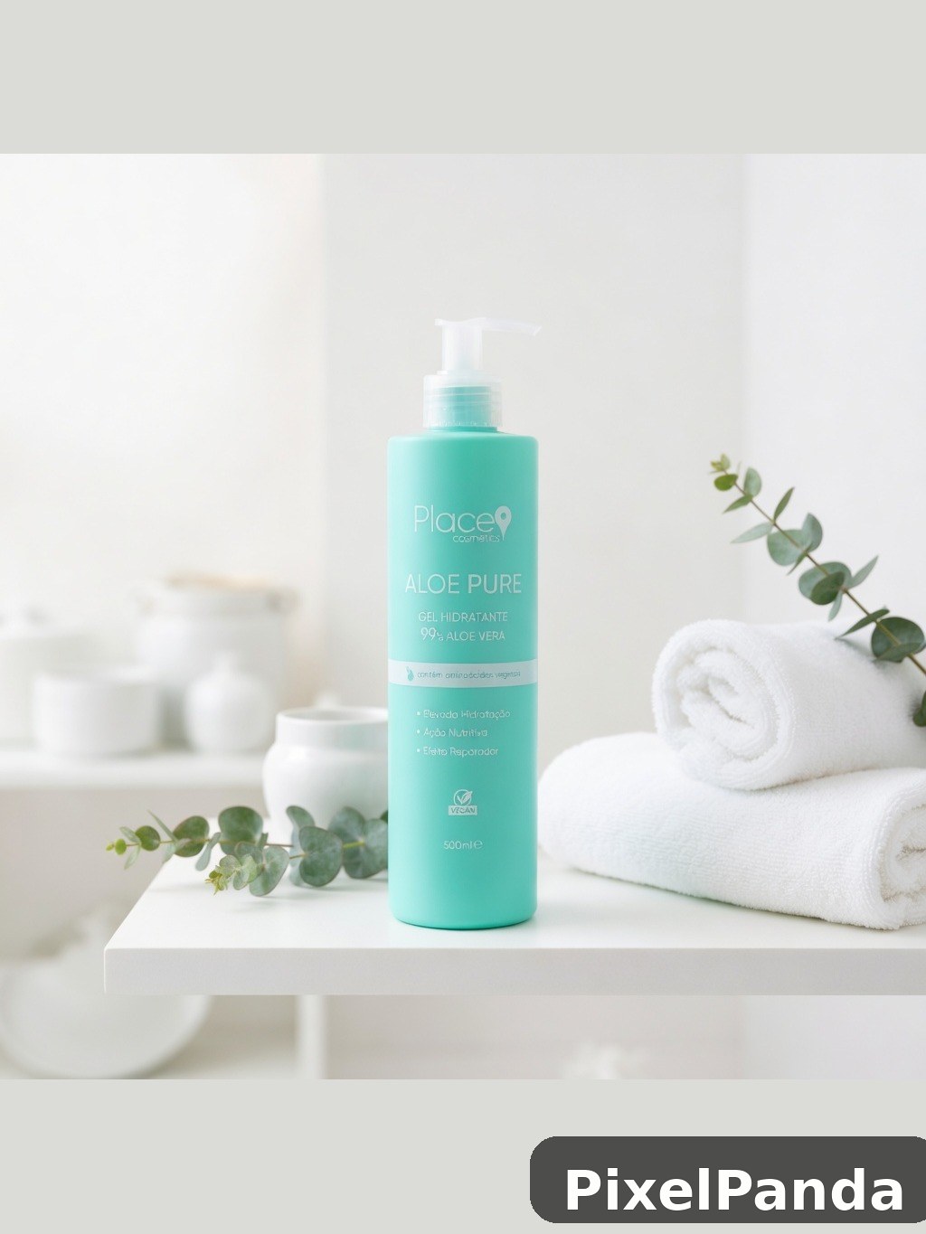 Spa Bathroom Display — Made with PixelPanda