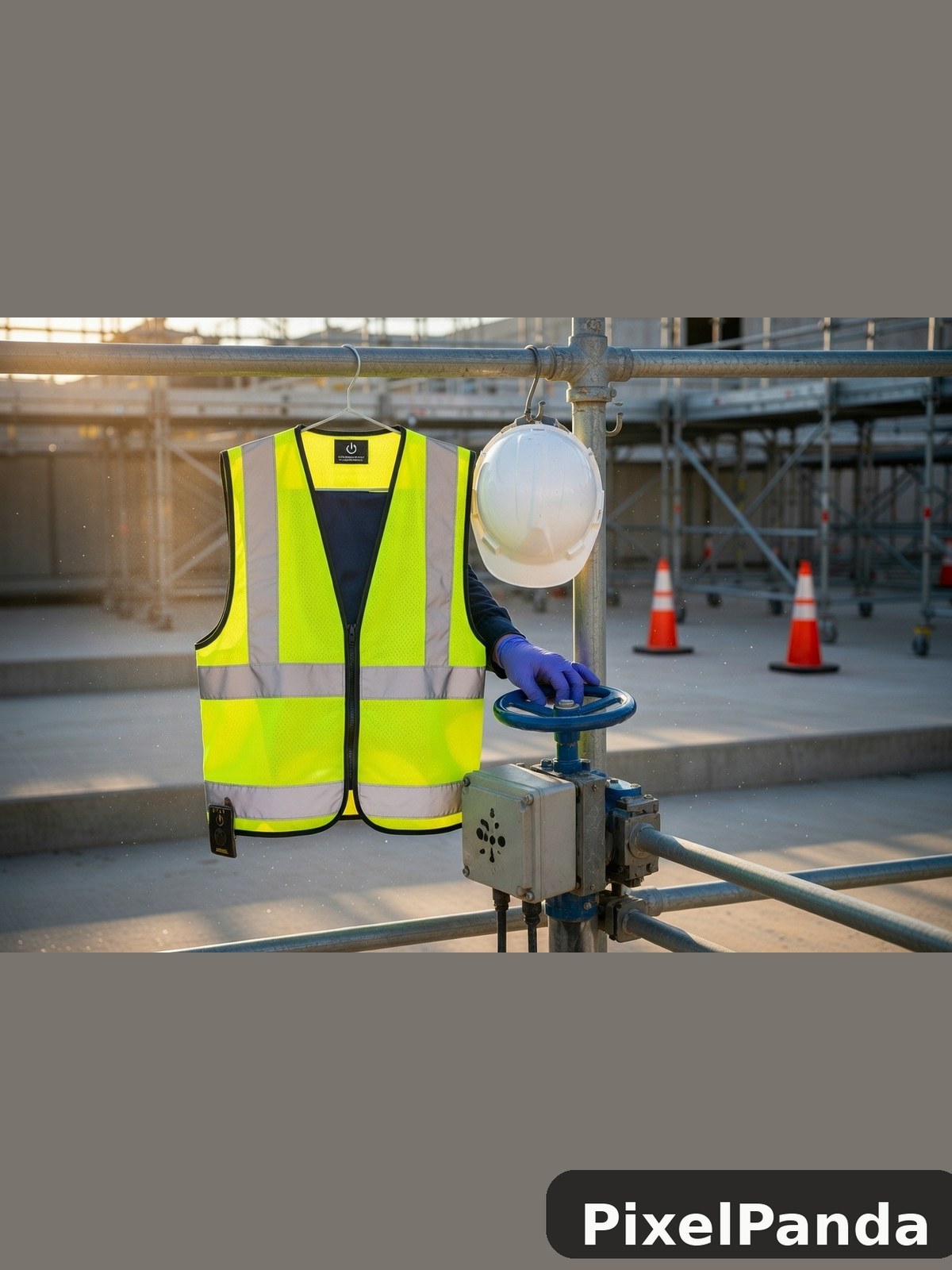 Construction Site Hero — Made with PixelPanda