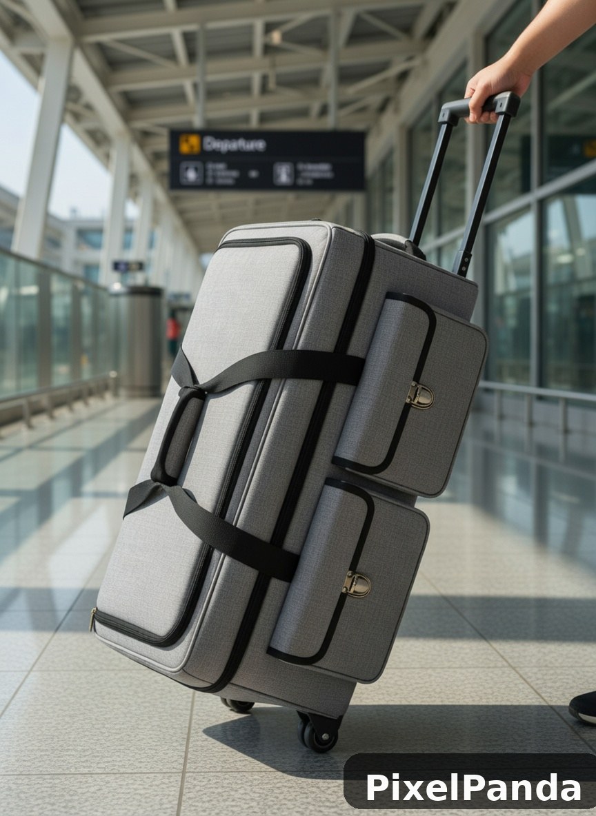 Airport Terminal Hero — Made with PixelPanda