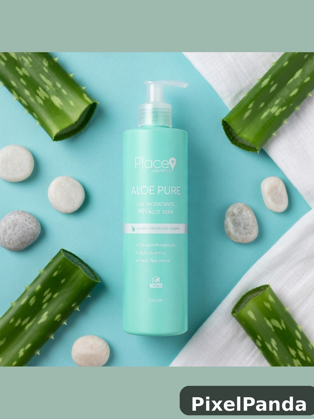 Flat Lay Wellness — Made with PixelPanda