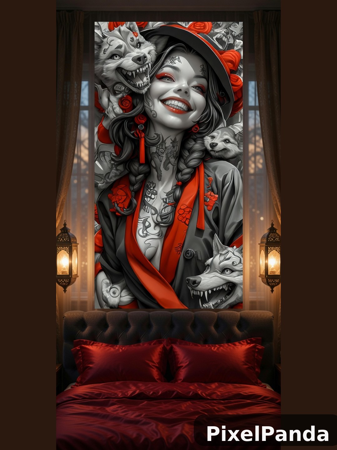 Luxury Bedroom Feature — Made with PixelPanda