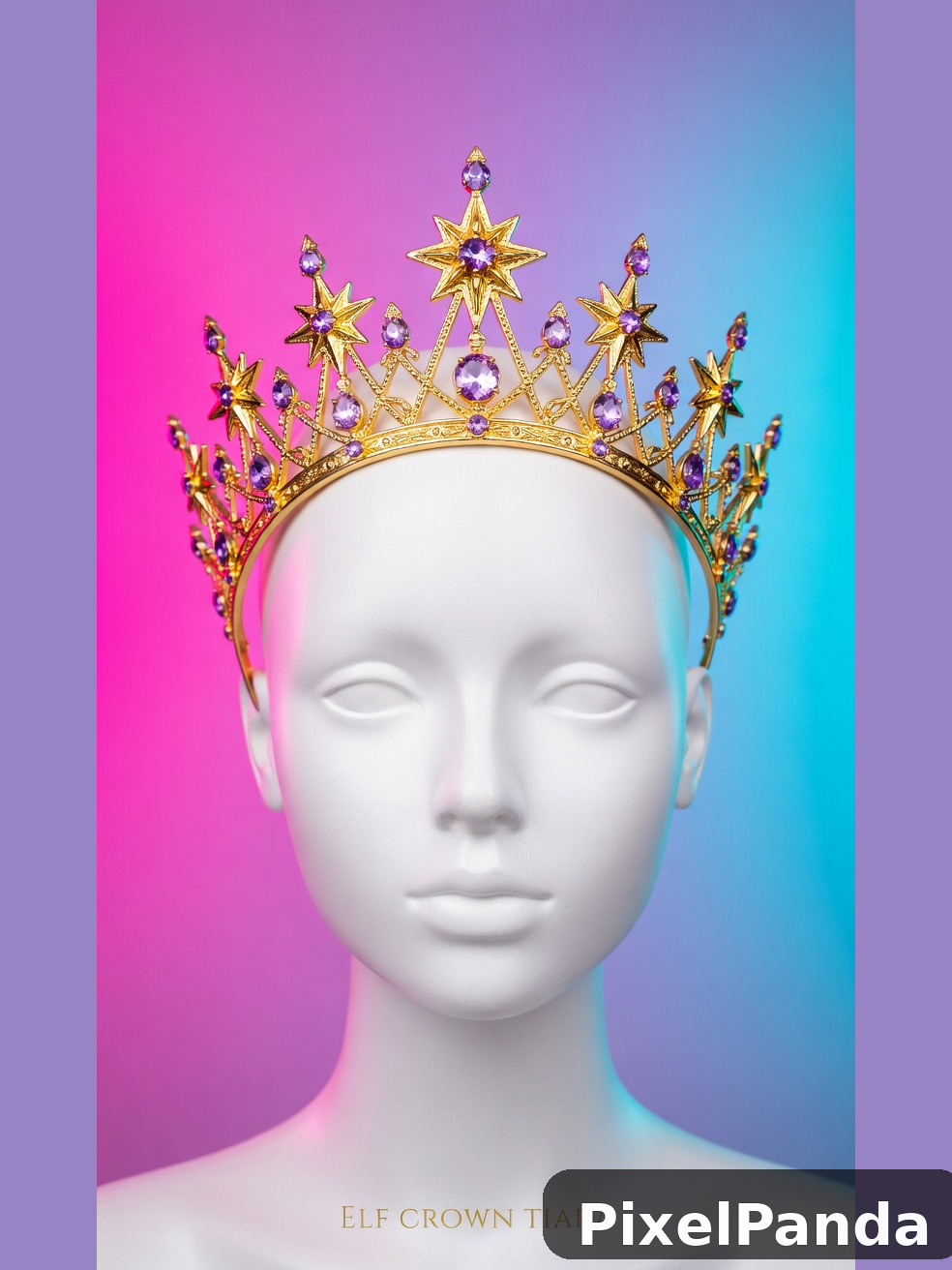 Studio Neon Portrait — Made with PixelPanda