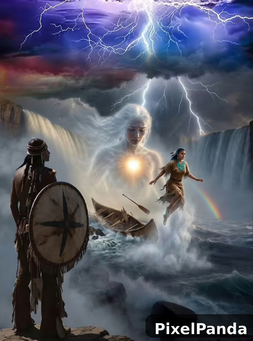 Storm Goddess Portrait — Made with PixelPanda AI