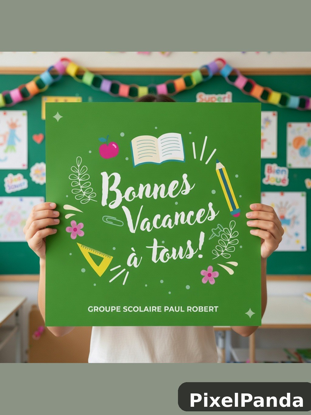 Classroom Bulletin Board — Made with PixelPanda
