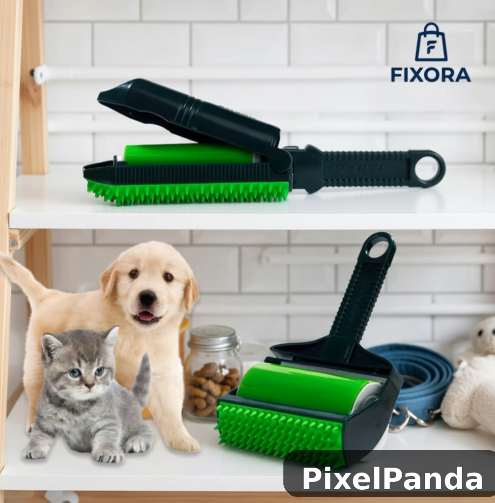 Organized Pet Shelf — Made with PixelPanda