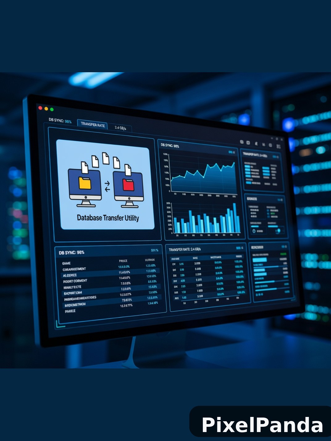 System Dashboard — Made with PixelPanda