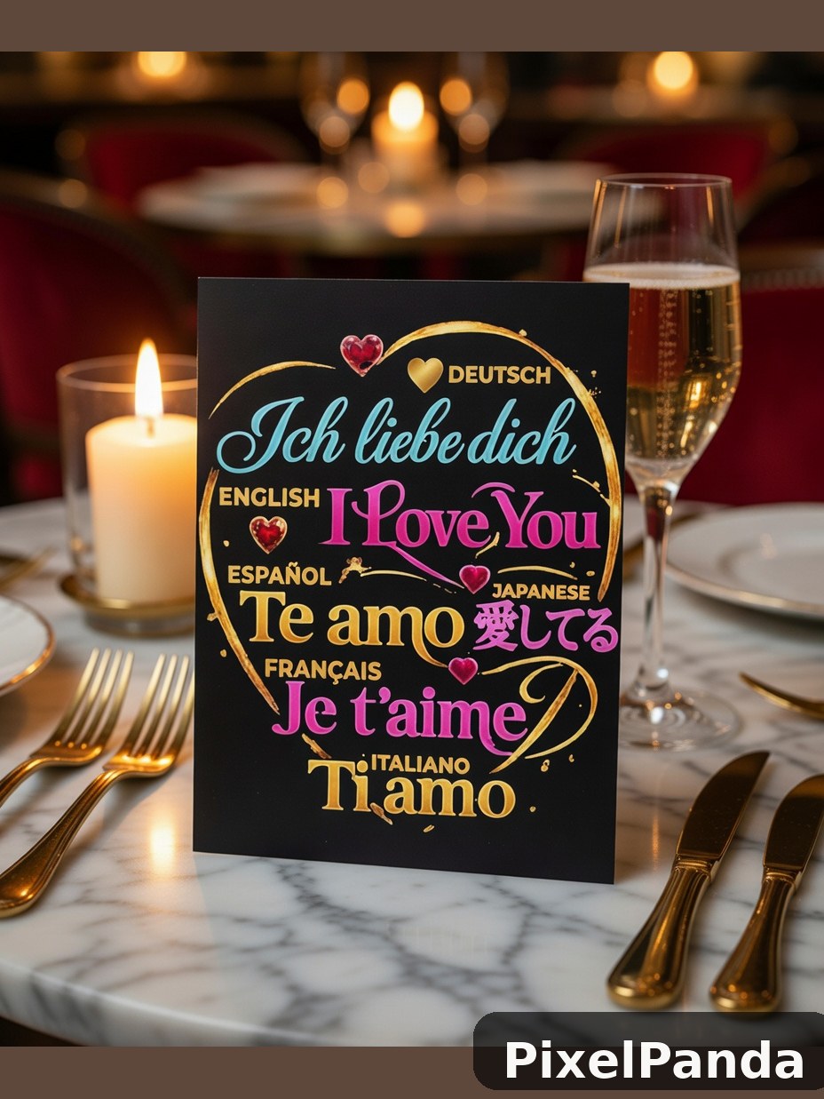 Valentine's Table Setting — Made with PixelPanda