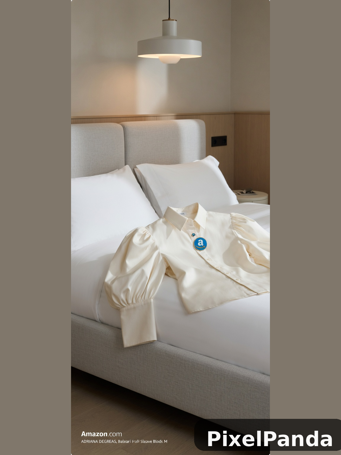 Modern Minimalist Bedroom — Made with PixelPanda