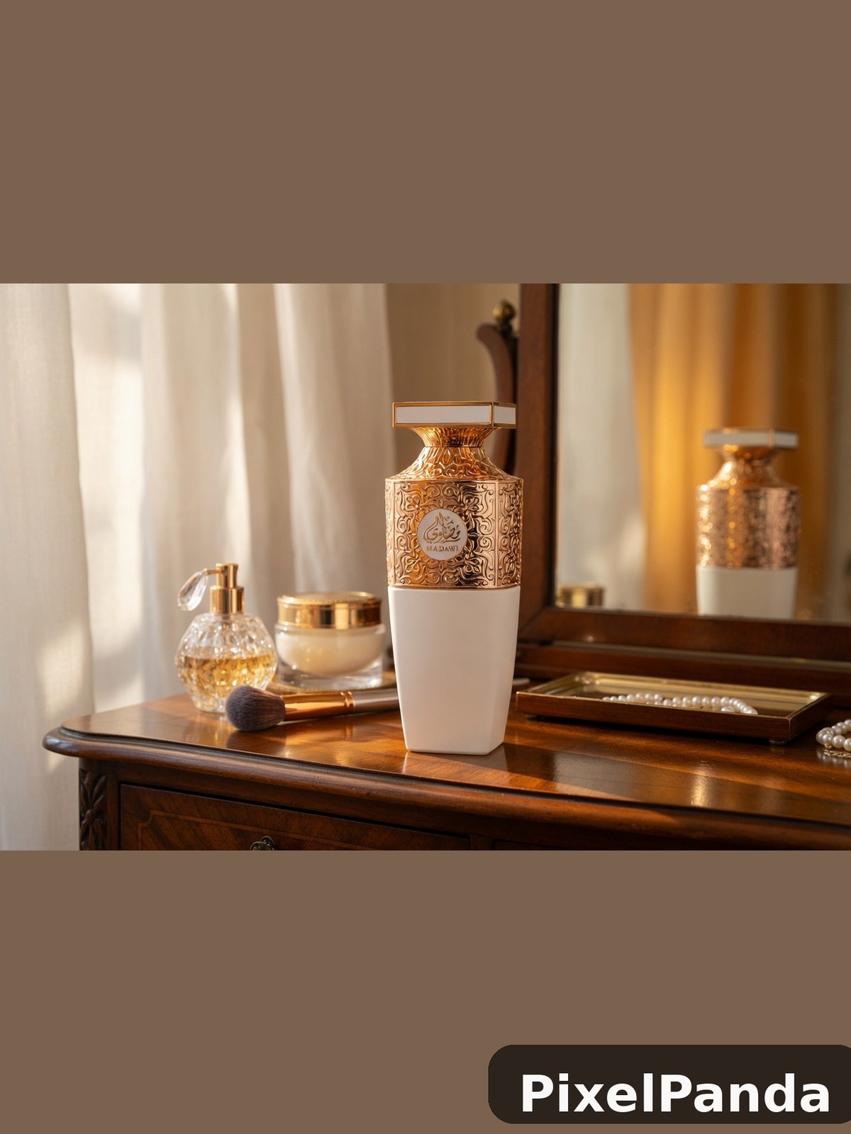 Golden Hour Dressing Table — Made with PixelPanda