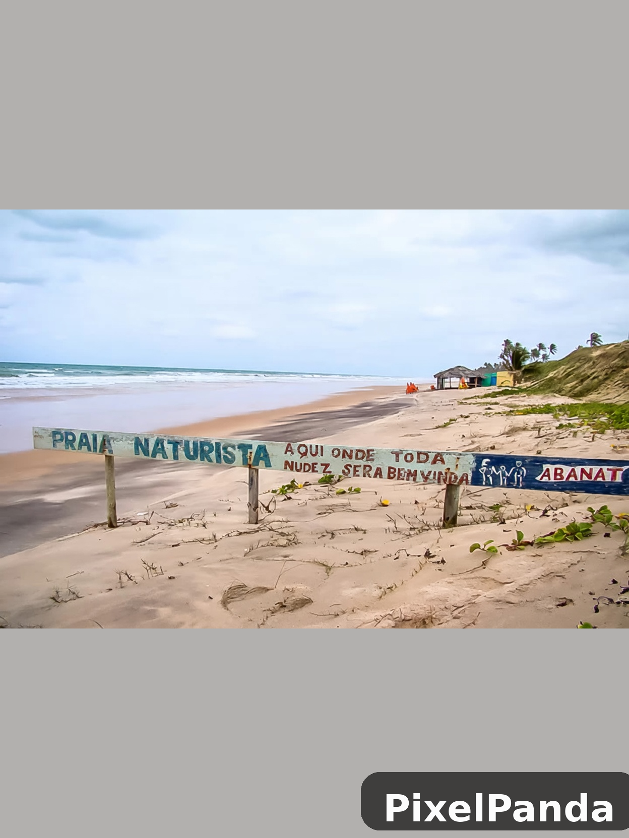 Beach Welcome Sign — Made with PixelPanda