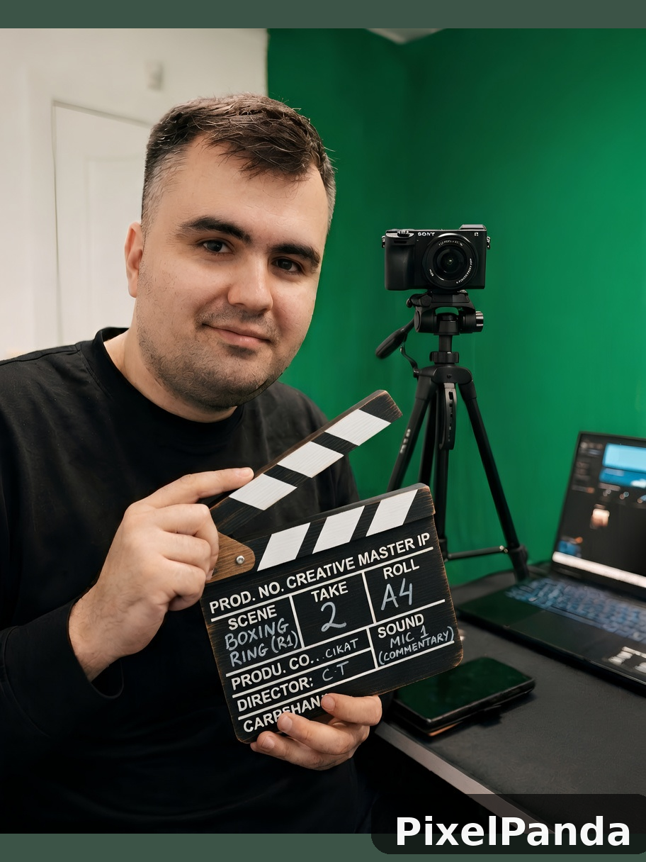 Studio Setup — Made with PixelPanda