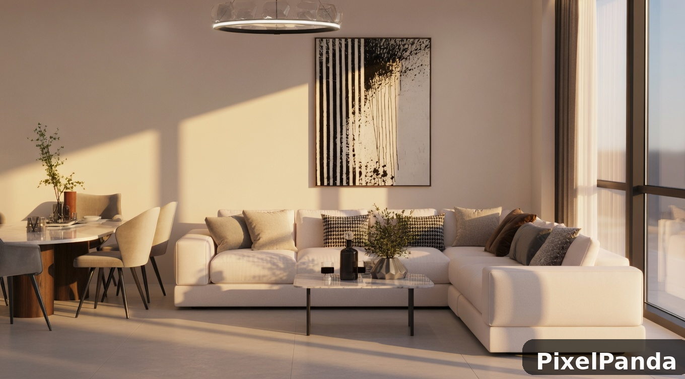 Afternoon Lounge Scene — Made with PixelPanda