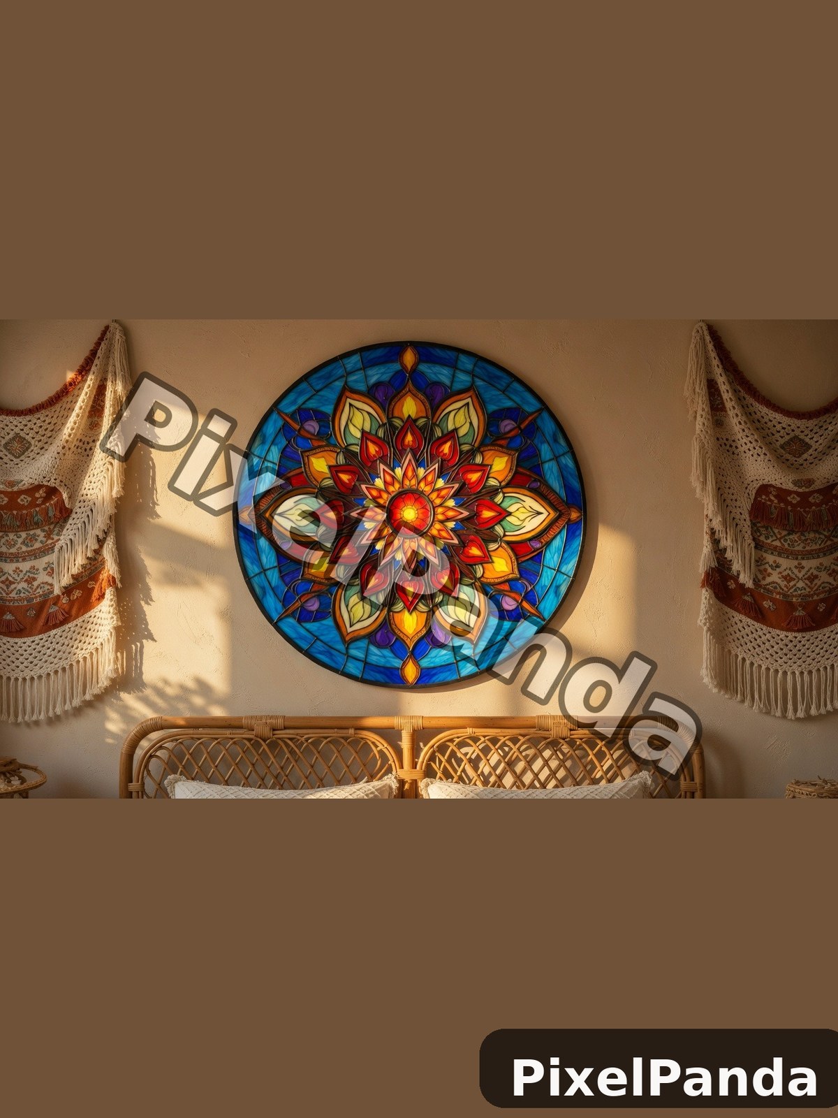 Eclectic Bedroom Sanctuary — Made with PixelPanda