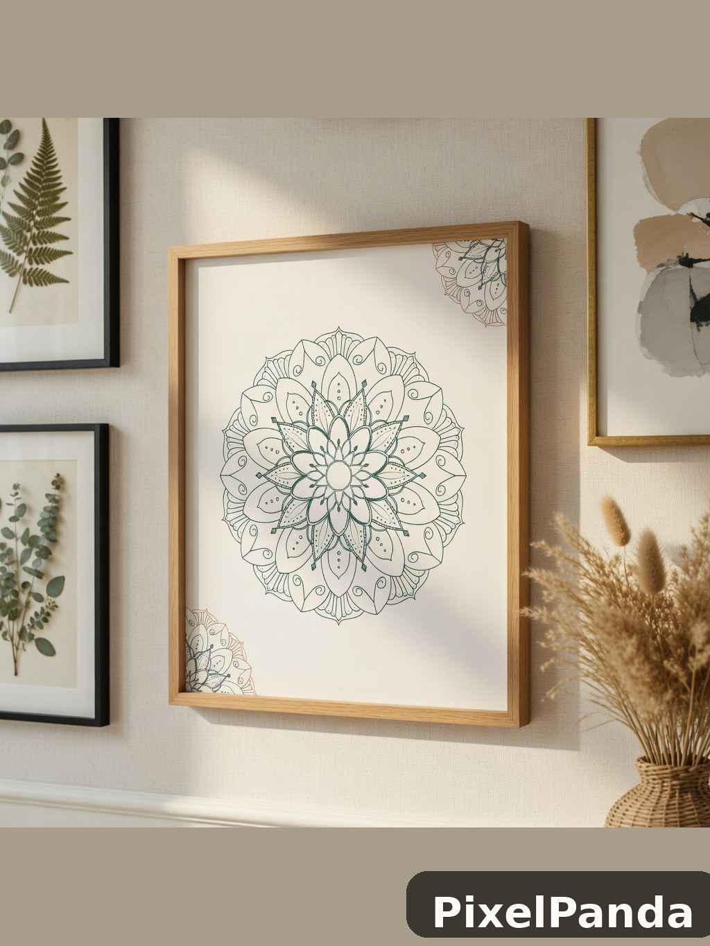 Gallery Wall Detail — Made with PixelPanda