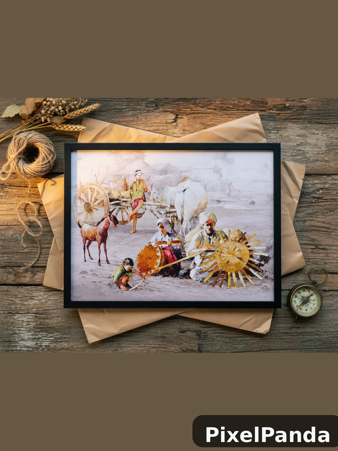 Vintage Gift Styling — Made with PixelPanda
