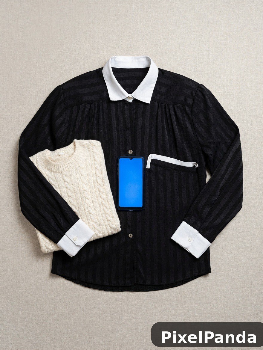 Casual Flat Lay — Made with PixelPanda