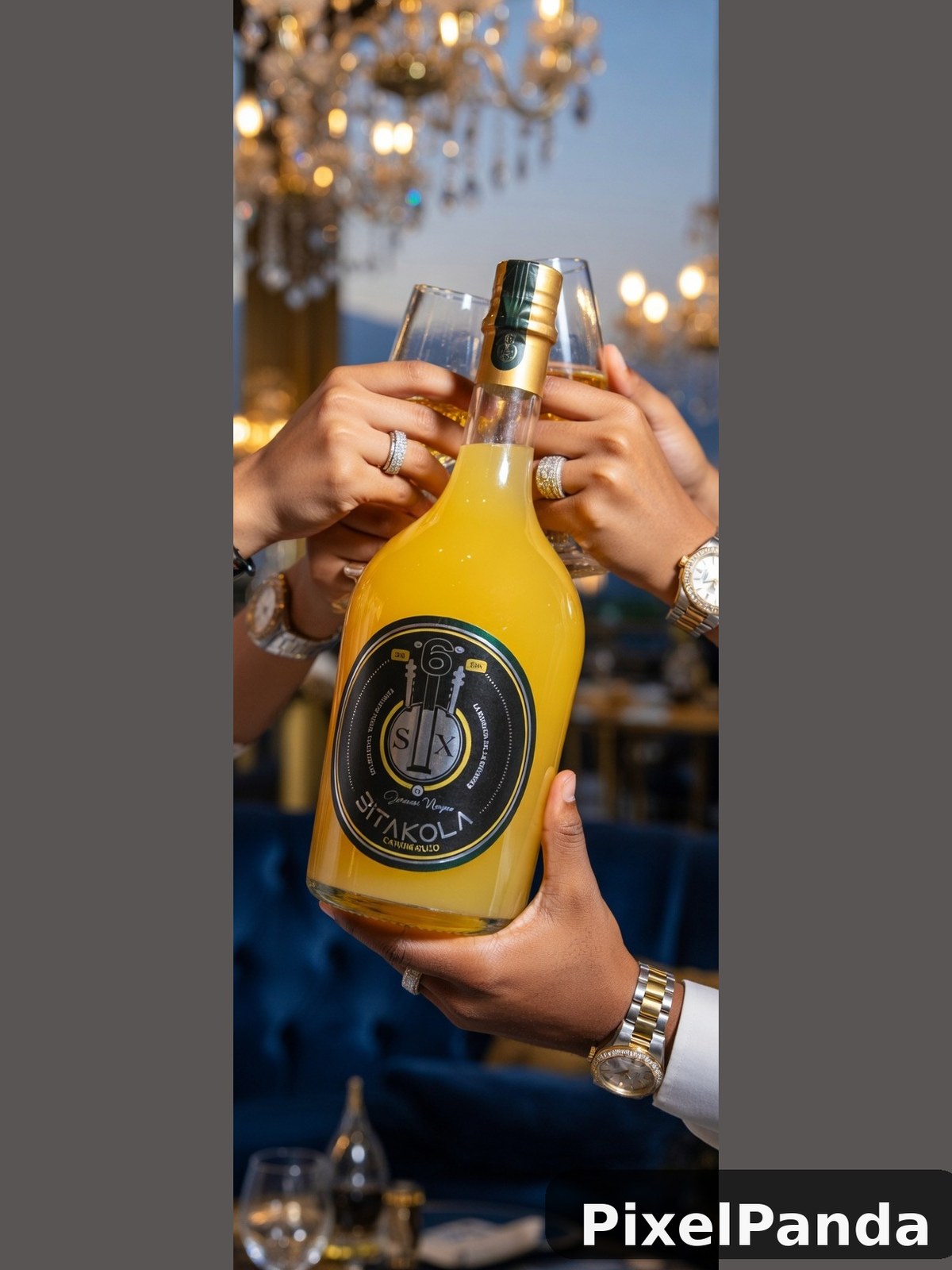 Celebration Toast — Made with PixelPanda