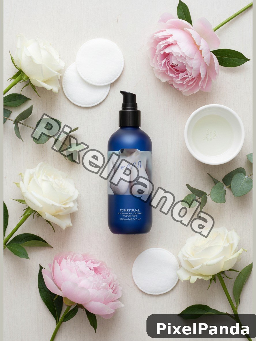 Skincare Flat Lay — Made with PixelPanda