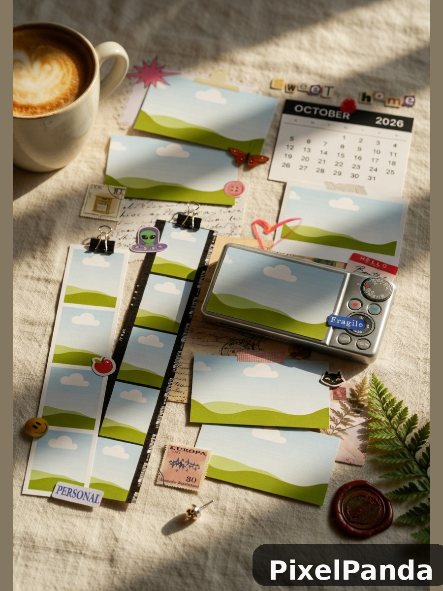 Correspondence Flatlay — Made with PixelPanda