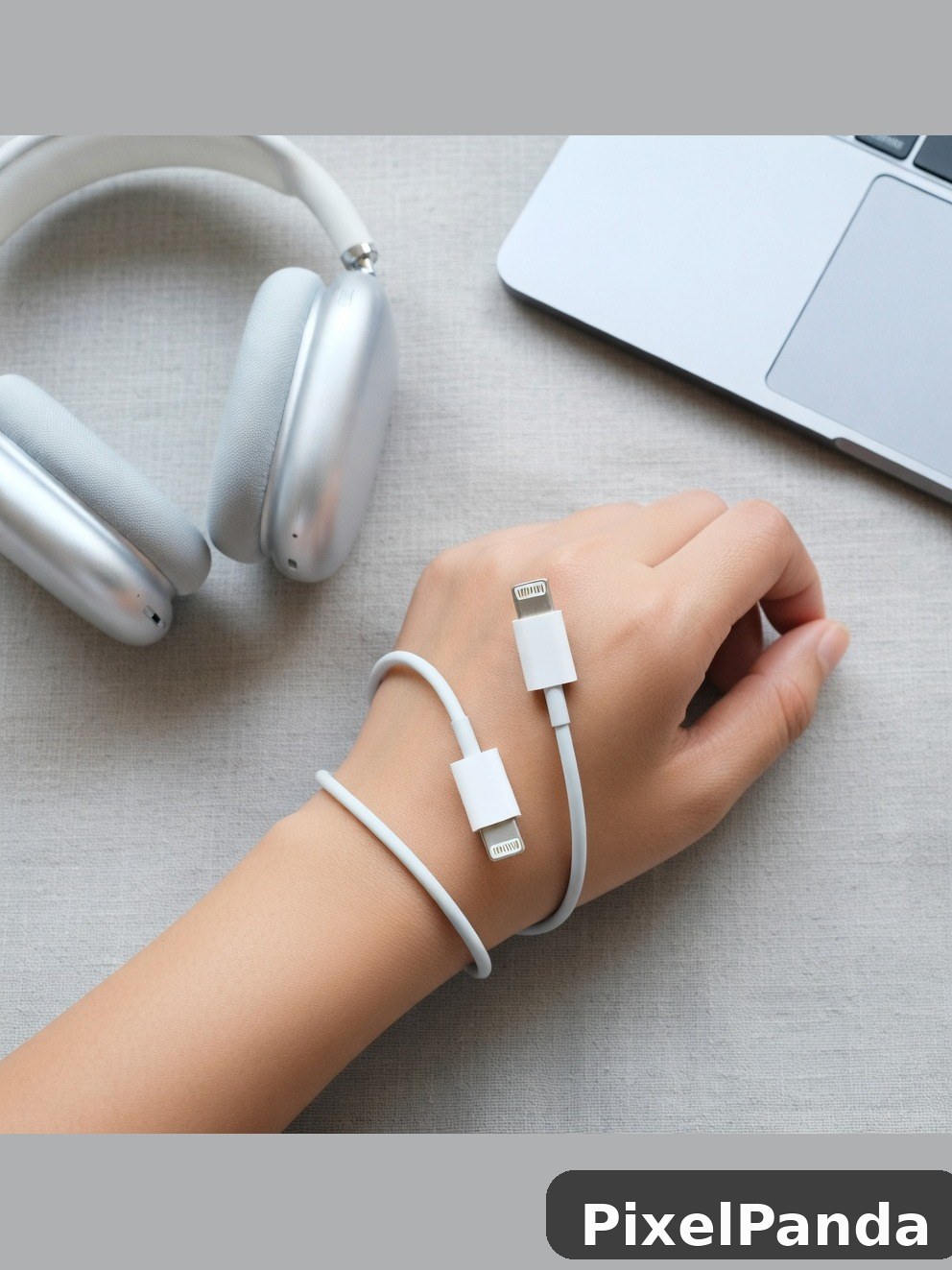 Tech Essentials Flat Lay — Made with PixelPanda