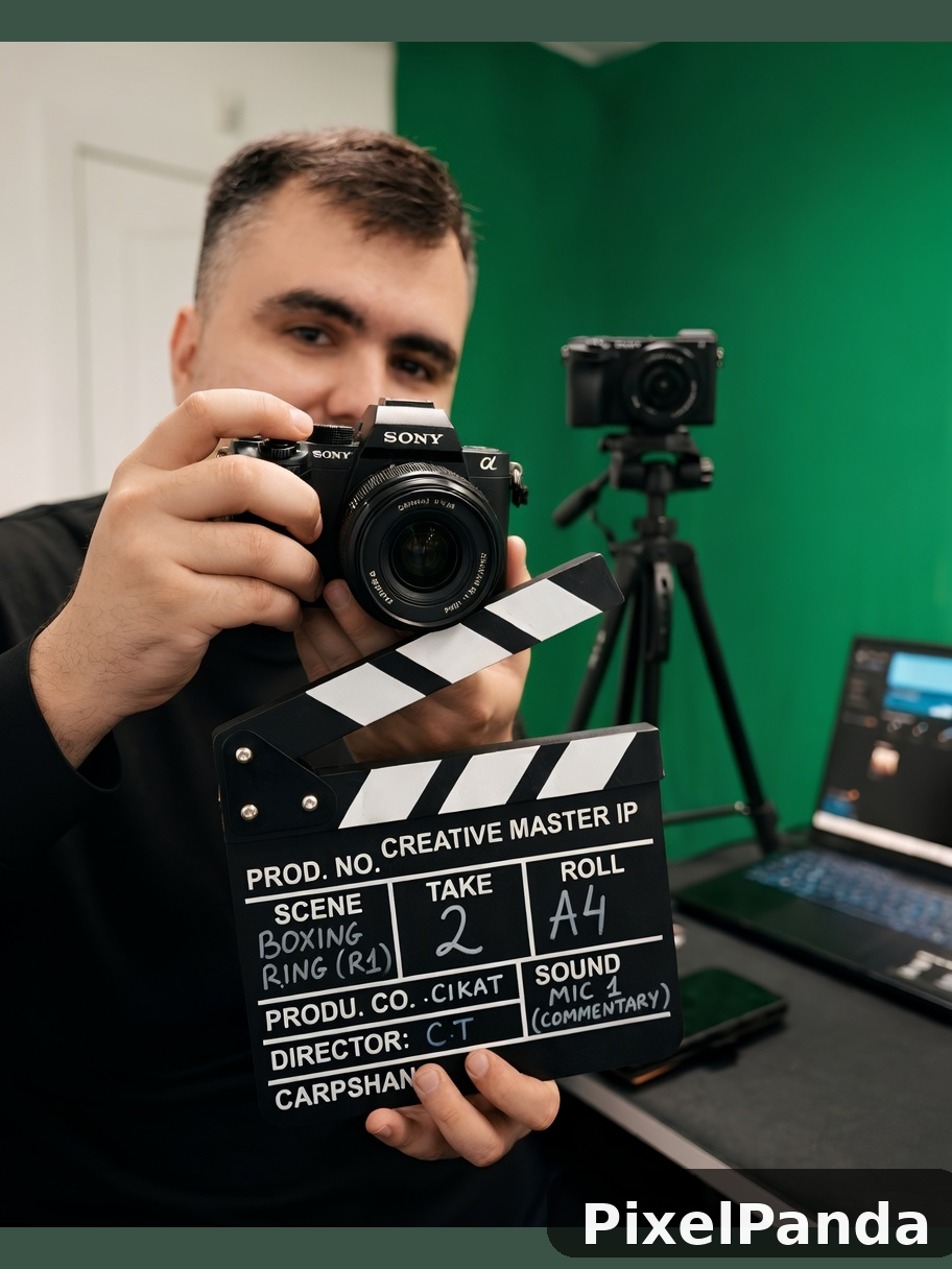 Filmmaker Hands — Made with PixelPanda