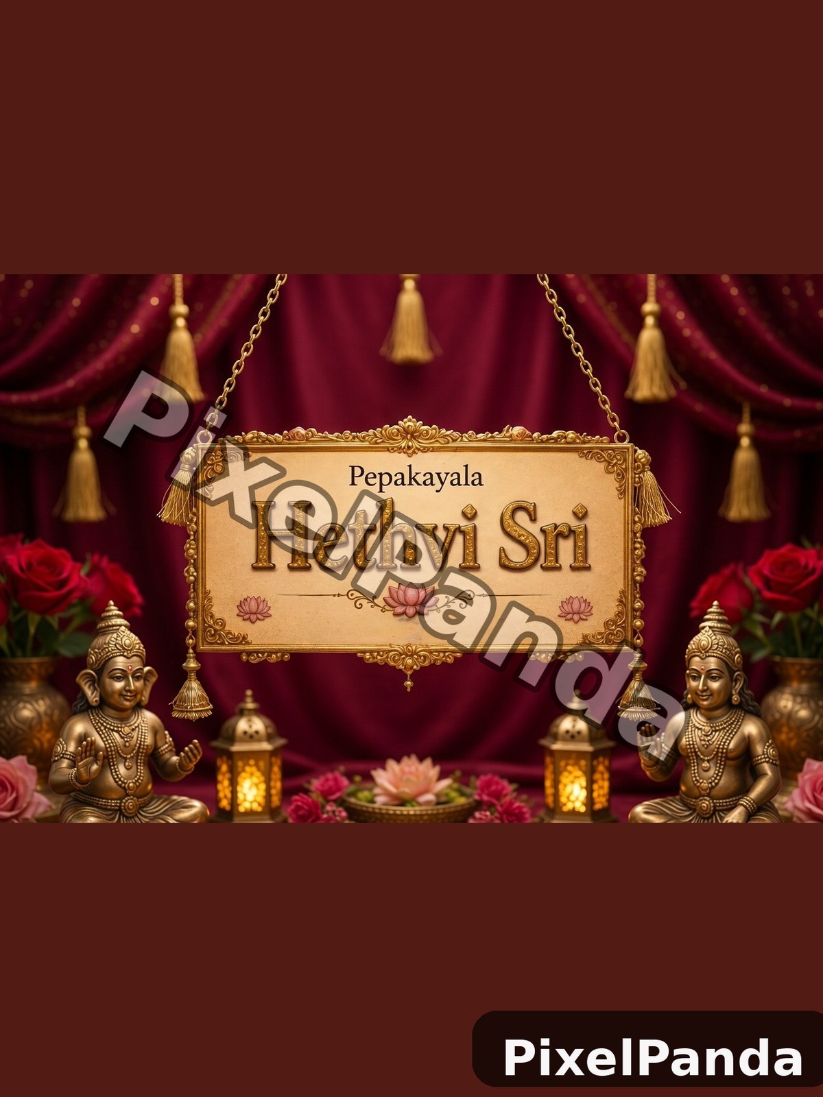 Festival Gold Setting — Made with PixelPanda
