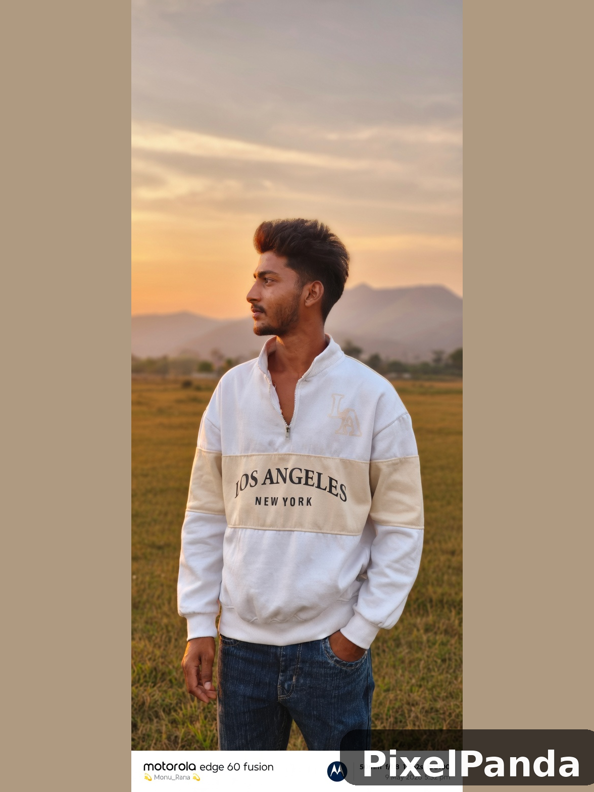 Outdoor Golden Hour — Made with PixelPanda