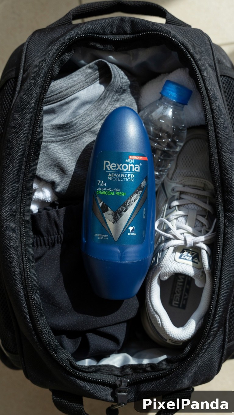 Gym Bag Lifestyle — Made with PixelPanda