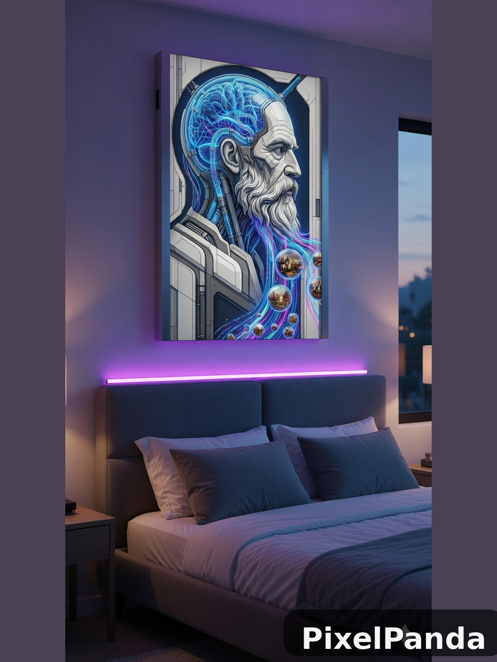 Bedroom Ambient Glow — Made with PixelPanda