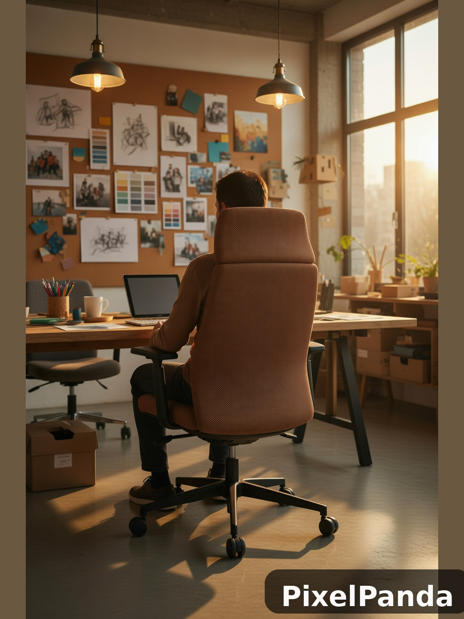 Designer Workspace — Made with PixelPanda