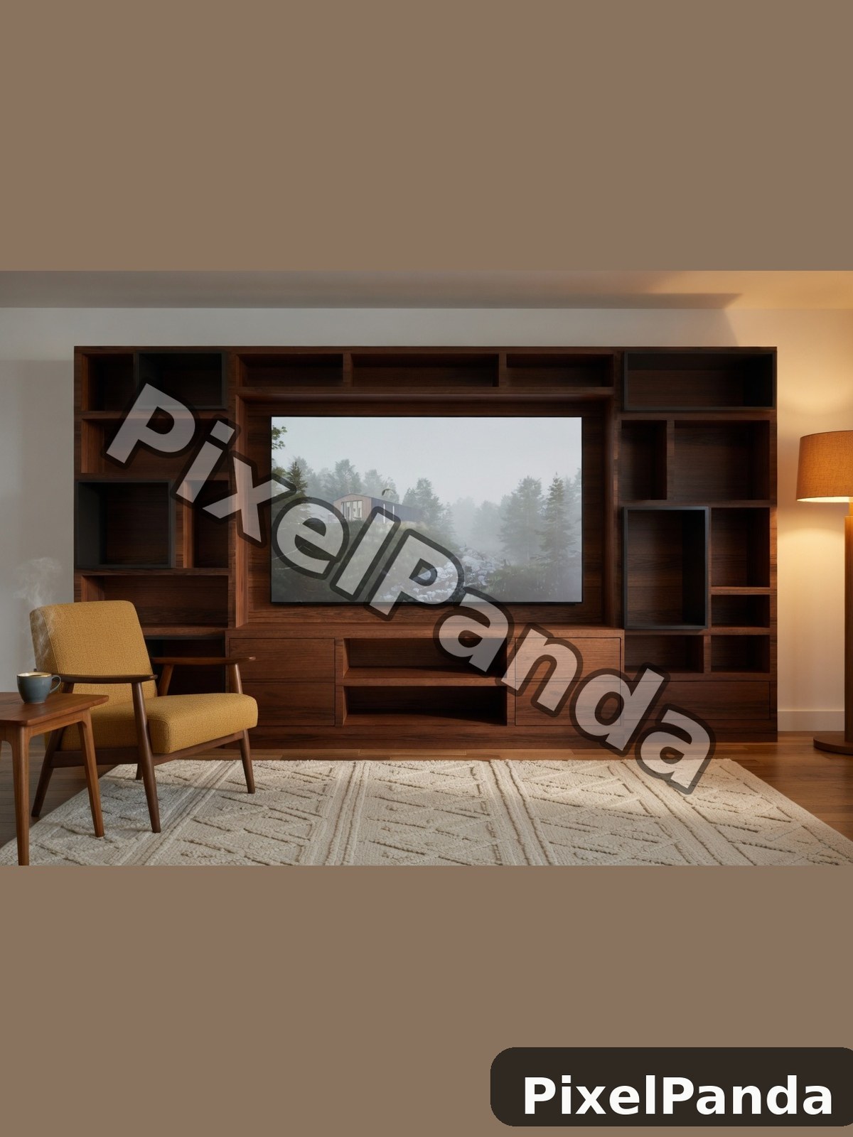 Living Room Integration — Made with PixelPanda