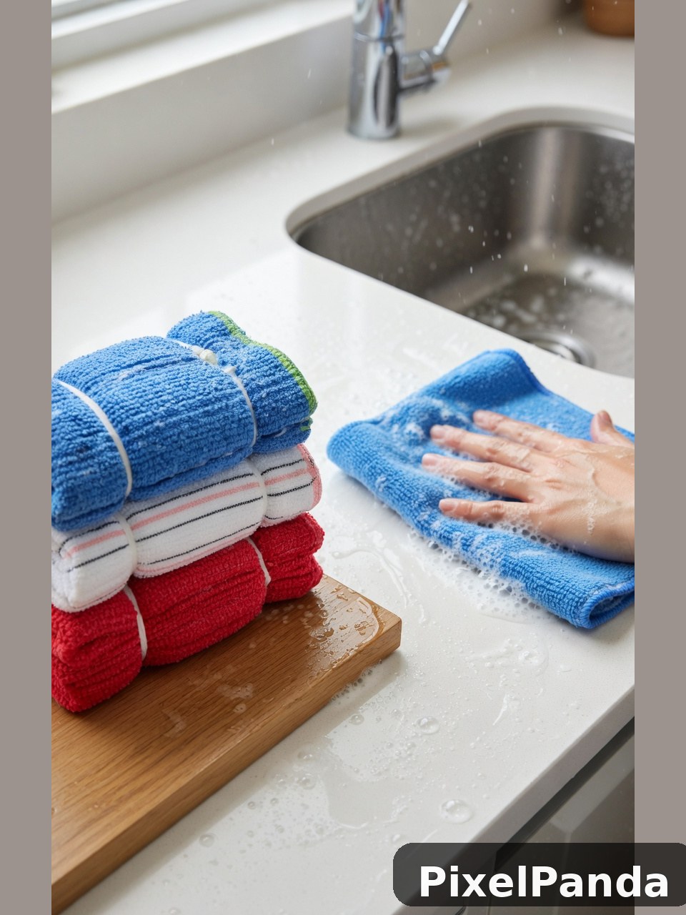 Kitchen Cleaning Action — Made with PixelPanda