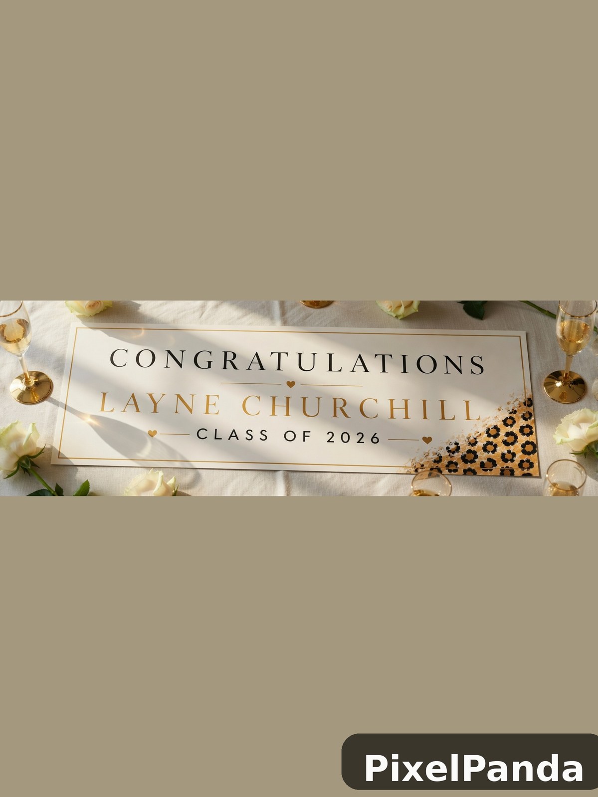 Graduation Display — Made with PixelPanda