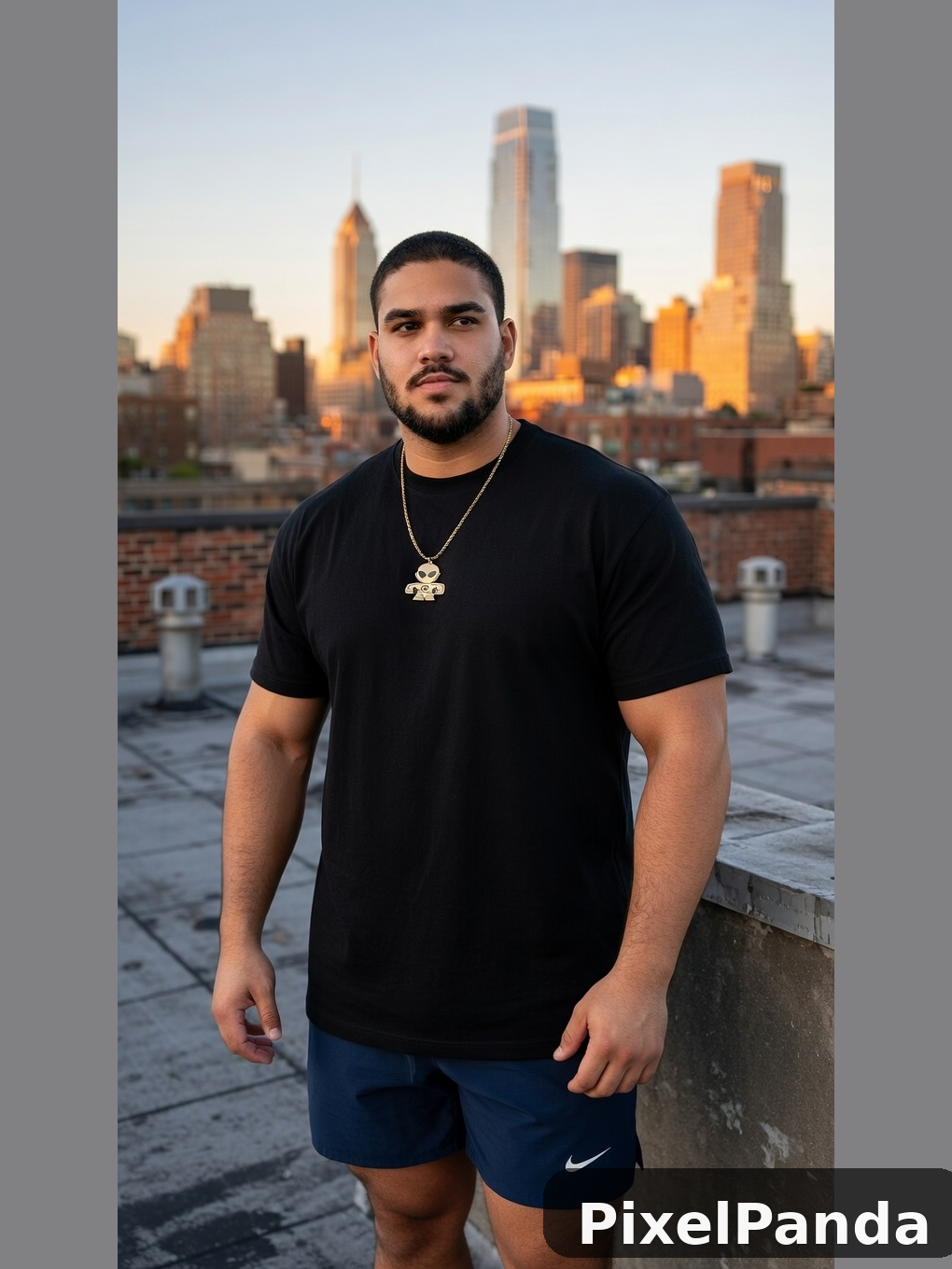Urban Rooftop Fit — Made with PixelPanda