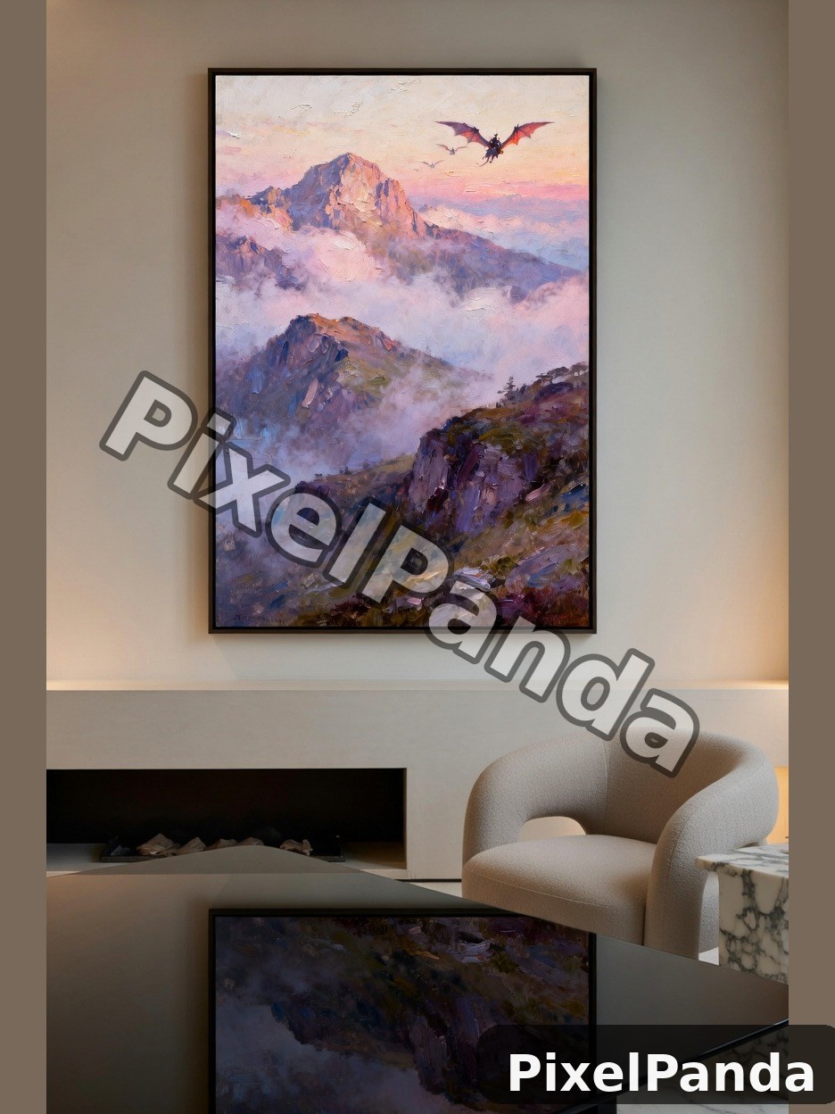Modern Living Space — Made with PixelPanda
