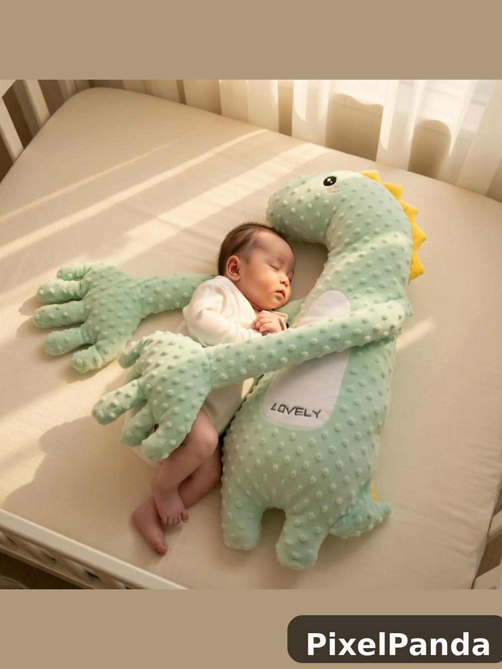 Nursery Cuddle — Made with PixelPanda AI