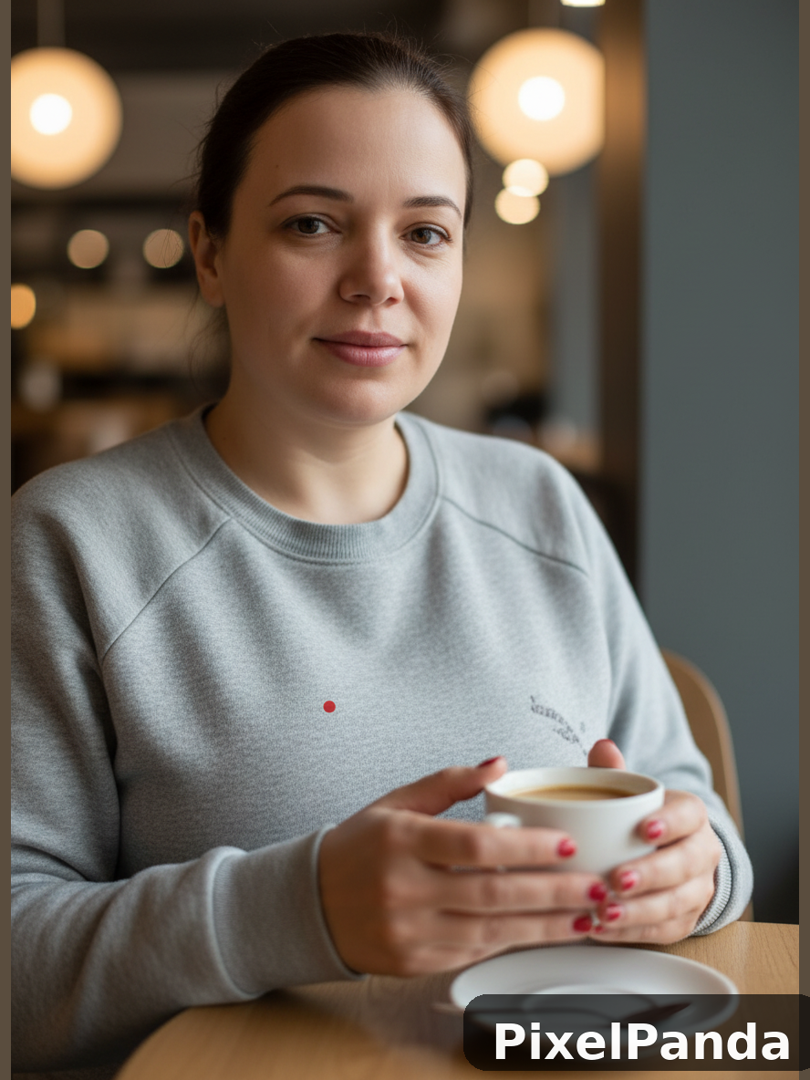 Coffee Shop Casual — Made with PixelPanda