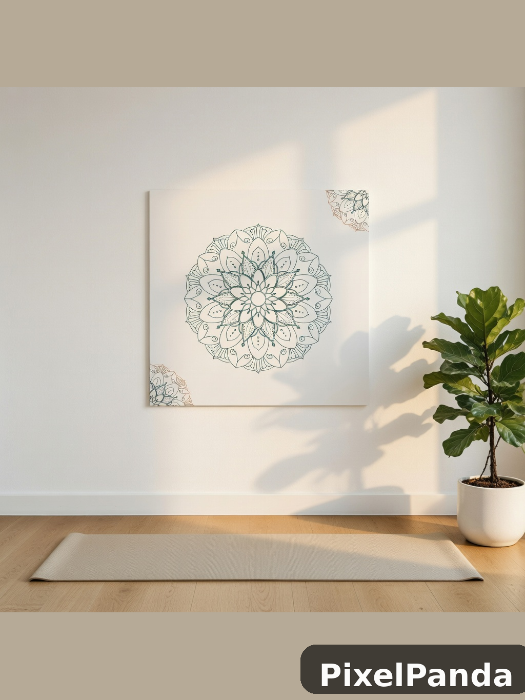 Yoga Studio Wall — Made with PixelPanda