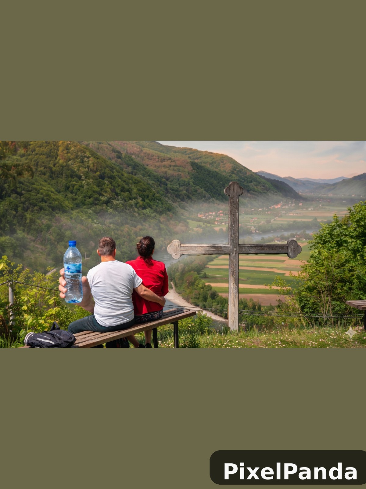 Mountain Overlook — Made with PixelPanda