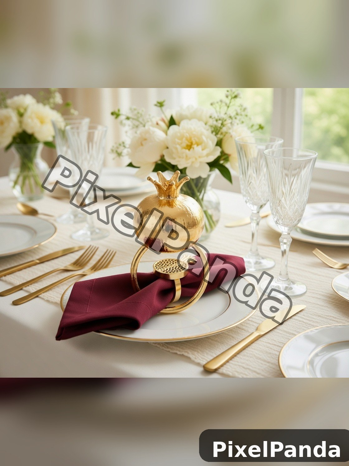 Luxury Table Setting — Made with PixelPanda